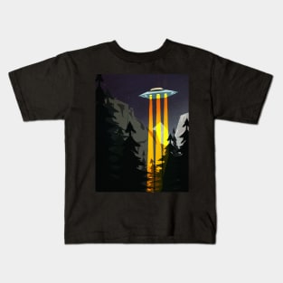 UFO Beams Kids T-Shirt